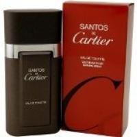 Cartier Santos De Eau de Toilette Spray for Men, 3.3 Ounce