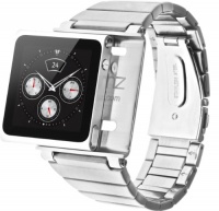 iWatchz Elemetal Watch Wrist Strap for iPod Nano 6G - Silver iWatchz Elemetal Watch Wrist Strap for iPod Nano 6G - Silver