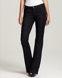 A super-dark wash emphasizes the ultra-flattering fit of these Joe's Jeans curvy bootcut jeans. A super-dark wash emphasizes the ultra-flattering fit of these Joe's Jeans curvy bootcut jeans.