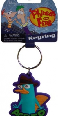Disney Phineas & Ferb Agent P Soft Touch Keyring