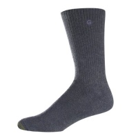 Gold Toe men's casual cushioned Uptown socks crew grey heather 1pair Gold Toe men's casual cushioned Uptown socks crew grey heather 1pair