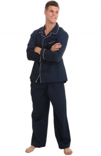 Del Rossa Men's 100% Cotton Woven Pajama Set