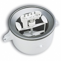KitchenAid KICA Ice Cream Attachment, White KitchenAid KICA Ice Cream Attachment, White