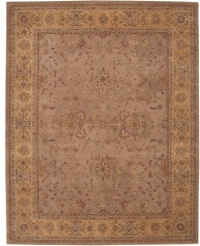 Nourison Rugs Heritage Hall Collection HE02 Green Rectangle 12' x 15' Area Rug Nourison Rugs Heritage Hall Collection HE02 Green Rectangle 12' x 15' Area Rug
