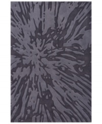 Bursting with style, the Momeni Bliss area rug sends streaks of light gray across a rich charcoal ground. Hand-tufted from the softest polyester blend and carefully hand-carved for added depth and texture. Bursting with style, the Momeni Bliss area rug sends streaks of light gray across a rich charcoal ground. Hand-tufted from the softest polyester blend and carefully hand-carved for added depth and texture.