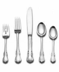 Delicate curling leaves and elegant scrolls trim this gleaming sterling silver flatware from Towle. A true classic, the French Provincial pattern adds a regal touch to traditional dinners. Delicate curling leaves and elegant scrolls trim this gleaming sterling silver flatware from Towle. A true classic, the French Provincial pattern adds a regal touch to traditional dinners.