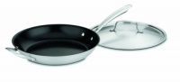 Cuisinart GGT22-30HCR GreenGourmet Tri-Ply Stainless 12-Inch Covered Skillet Cuisinart GGT22-30HCR GreenGourmet Tri-Ply Stainless 12-Inch Covered Skillet