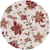 Area Rug 4x4 Round Transitional Parchment Color - Surya Brentwood Rug from RugPal Area Rug 4x4 Round Transitional Parchment Color - Surya Brentwood Rug from RugPal