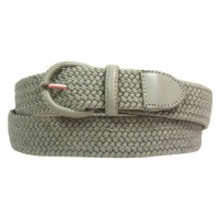 Light Gray Braided Elastic Stretch Belt Light Gray Braided Elastic Stretch Belt