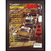 NASCAR Framed 36 x 48 Daytona 500 Program Print Race Year: 9th Annual - 1967 NASCAR Framed 36 x 48 Daytona 500 Program Print Race Year: 9th Annual - 1967