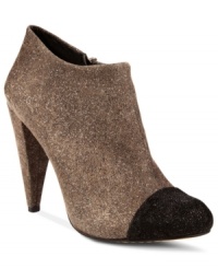 Contrasting colors highlight luxe textures so splendidly. The Amoby2 booties by Vince Camuto add instant sophistication to your day. Contrasting colors highlight luxe textures so splendidly. The Amoby2 booties by Vince Camuto add instant sophistication to your day.