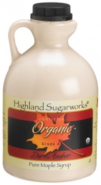 Highland Sugarworks Pure Organic Grade A Dark Amber Maple Syrup, 32-Ounce Jug Highland Sugarworks Pure Organic Grade A Dark Amber Maple Syrup, 32-Ounce Jug