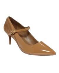 Kelsi Dagger's Esta Mary Jane pumps are super pointy with a most delicate heel. Kelsi Dagger's Esta Mary Jane pumps are super pointy with a most delicate heel.