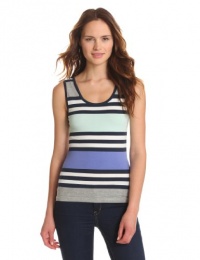 French Connection Women's Multi Jag Stripe Tee French Connection Women's Multi Jag Stripe Tee