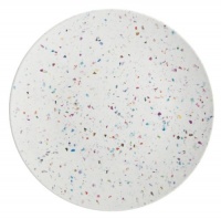 Zak Designs Confetti Melamine Dinner Plates, 11-Inch, White, Set of 6 Zak Designs Confetti Melamine Dinner Plates, 11-Inch, White, Set of 6