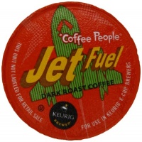 Coffee People Jet Fuel Dark Roast K-Cup Portion Pack for Keurig Brewers (Pack of 50)