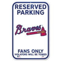 MLB Atlanta Braves 11-by-17 Sign MLB Atlanta Braves 11-by-17 Sign