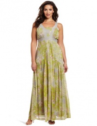 Jessica Simpson Women's Plus-size V-Neck Maxi Dress Jessica Simpson Women's Plus-size V-Neck Maxi Dress