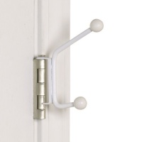 Household Essentials Hinge-It Spacemaker Handy Hook, White Household Essentials Hinge-It Spacemaker Handy Hook, White