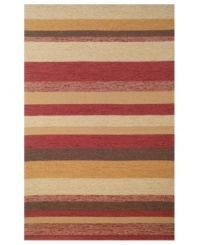 Warm up your outdoor patio, or make your living room even more inviting! Hand hooked of a durable polypropylene-acrylic blend, this dynamic rug can be used indoors, outdoors or virtually anywhere around your home. Warm up your outdoor patio, or make your living room even more inviting! Hand hooked of a durable polypropylene-acrylic blend, this dynamic rug can be used indoors, outdoors or virtually anywhere around your home.