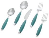 Fiesta Turquoise 5-Piece Flatware Set, Service for 1 Fiesta Turquoise 5-Piece Flatware Set, Service for 1