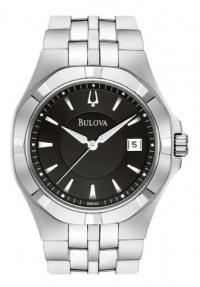 Bulova Men's 96B123 Black Dial Bracelet Watch Bulova Men's 96B123 Black Dial Bracelet Watch
