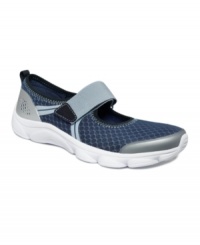 Everyday activities require sensible shoes! Give the Real Life sneakers by Easy Spirit a whirl and enjoy their lightweight construction, padded insole and stretchy Mary Jane strap. Everyday activities require sensible shoes! Give the Real Life sneakers by Easy Spirit a whirl and enjoy their lightweight construction, padded insole and stretchy Mary Jane strap.