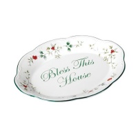 Pfaltzgraff Winterberry Bless This House Plate Pfaltzgraff Winterberry Bless This House Plate
