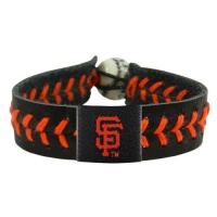 MLB San Francisco Giants Team Color Baseball Bracelet MLB San Francisco Giants Team Color Baseball Bracelet