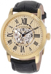 Stuhrling Original Men's 1077.333531 Classic Delphi Venezia Automatic Skeleton Black Watch