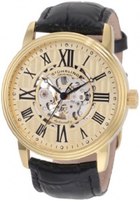 Stuhrling Original Men's 1077.333531 Classic Delphi Venezia Automatic Skeleton Black Watch Stuhrling Original Men's 1077.333531 Classic Delphi Venezia Automatic Skeleton Black Watch