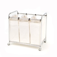 Seville Classics SHE16166 3-Bag Laundry Sorter Seville Classics SHE16166 3-Bag Laundry Sorter