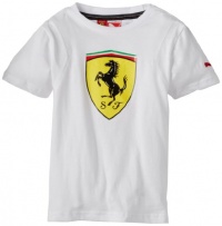 Puma - Kids Boys 2-7 Little Ferrari Tee, White, 6 Puma - Kids Boys 2-7 Little Ferrari Tee, White, 6