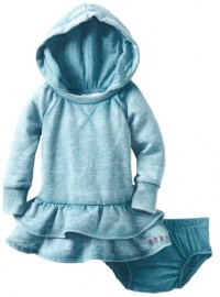 Roxy Kids Baby-Girls Infant Toasty Long Sleeve Hooded Knit Dress, Current Blue, 18 Months Roxy Kids Baby-Girls Infant Toasty Long Sleeve Hooded Knit Dress, Current Blue, 18 Months