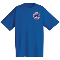 Chicago Cubs Official Wordmark Short Sleeve T-Shirt Chicago Cubs Official Wordmark Short Sleeve T-Shirt
