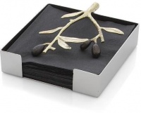 Michael Aram Olive Branch Gold Cocktail Napkin Holder Michael Aram Olive Branch Gold Cocktail Napkin Holder