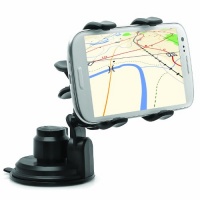 Intek Car Windshield & Dashboard Mount for Iphone 4/4s/5/5c, Galaxy S4/S3/S2, Galaxy Note 1/2/3 HTC One,/One x, Droid Razr Maxx - Retail Packaging