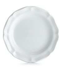 A gently scalloped edge in hardy stoneware gives the French Country bread and butter plates an effortless grace that's ideal for every day. From Mikasa. A gently scalloped edge in hardy stoneware gives the French Country bread and butter plates an effortless grace that's ideal for every day. From Mikasa.