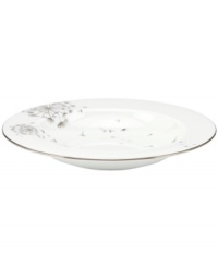 Wish come true. kate spade new york combines timeless platinum-banded bone china with shimmering mica dandelions in this irresistible rim soup bowl from the Dandy Lane dinnerware collection. Wish come true. kate spade new york combines timeless platinum-banded bone china with shimmering mica dandelions in this irresistible rim soup bowl from the Dandy Lane dinnerware collection.