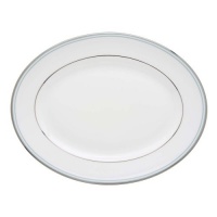 Lenox Federal Platinum Oval Platter, Blue Lenox Federal Platinum Oval Platter, Blue