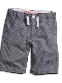 GUESS Kids Boys Check-Check Walk Short (12 - 24M) GUESS Kids Boys Check-Check Walk Short (12 - 24M)