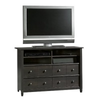 Sauder Edge Water Highboy TV Stand, Estate Black Sauder Edge Water Highboy TV Stand, Estate Black