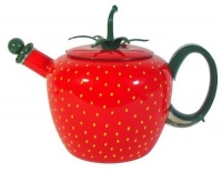 Copco Strawberry 2-1/2-Quart Enamel on Steel Teakettle Copco Strawberry 2-1/2-Quart Enamel on Steel Teakettle