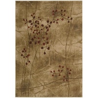 Nourison Zanibar Floral Vine Latte 2.0-Feet by 2.9-Feet Polyacrylic Area Rug Nourison Zanibar Floral Vine Latte 2.0-Feet by 2.9-Feet Polyacrylic Area Rug