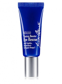Protein Booster Eye Rescue harnesses the power of clinically tested peptides to aggressively target aging where people see it first, the thin skin around the eyes. It successfully combats fine lines, wrinkles, and helps minimize puffiness and dark circles. 0.5 oz. Protein Booster Eye Rescue harnesses the power of clinically tested peptides to aggressively target aging where people see it first, the thin skin around the eyes. It successfully combats fine lines, wrinkles, and helps minimize puffiness and dark circles. 0.5 oz.