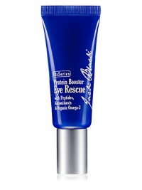 Protein Booster Eye Rescue harnesses the power of clinically tested peptides to aggressively target aging where people see it first, the thin skin around the eyes. It successfully combats fine lines, wrinkles, and helps minimize puffiness and dark circles. 0.5 oz.