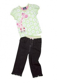 Mini Bean Baby-Girls Newborn Giraffe Knit Top And Pant Set, Light Green, 3-6 Months Mini Bean Baby-Girls Newborn Giraffe Knit Top And Pant Set, Light Green, 3-6 Months