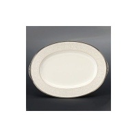 Noritake Silver Palace 12-Inch Oval Platter Noritake Silver Palace 12-Inch Oval Platter