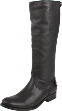 FRYE Women's Melissa Back Zip Knee-High Boot,Black Antique Soft Full Grain,8 M US