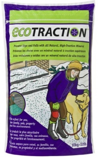 EcoTraction ET10R All Natural Volcanic Mineral Ice Traction Granules - 22 Pound Bag EcoTraction ET10R All Natural Volcanic Mineral Ice Traction Granules - 22 Pound Bag